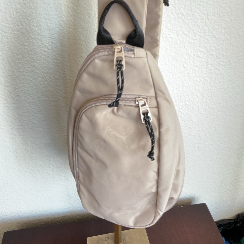 Puma EVERCAT Beige Nylon Sling Bag